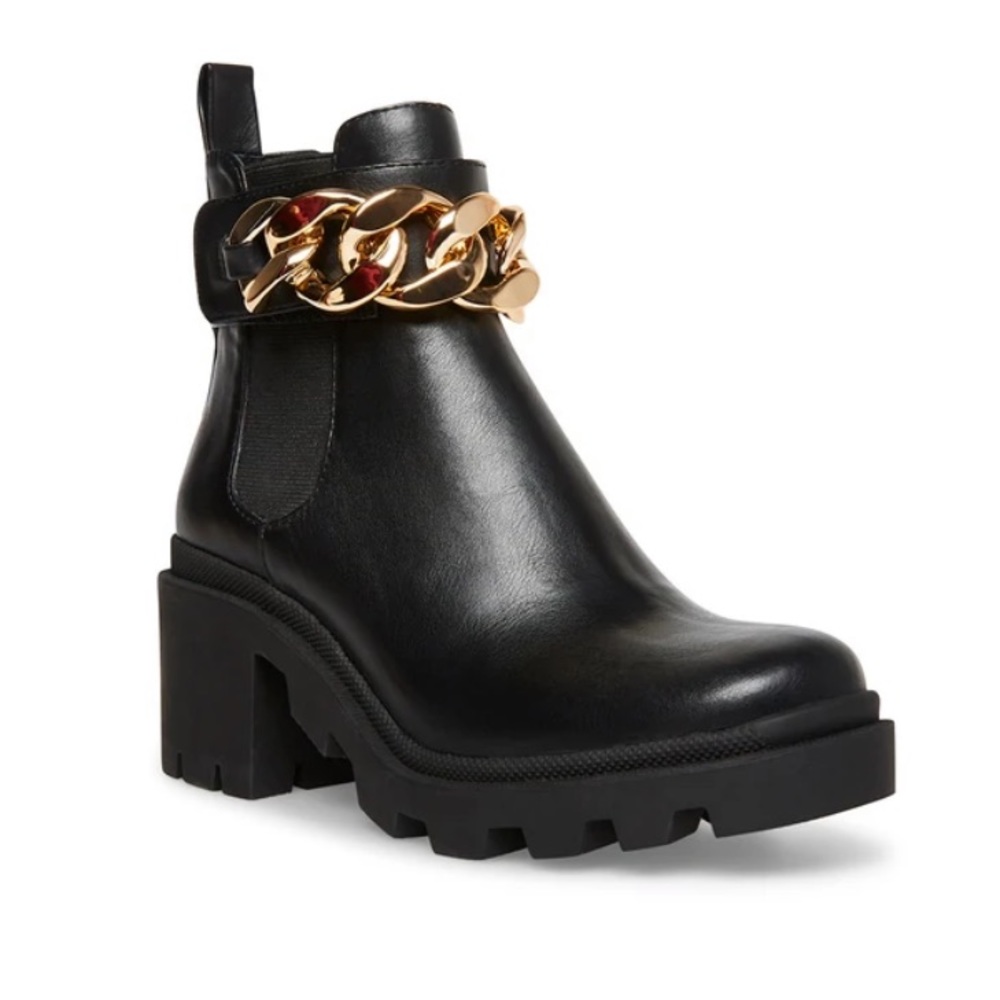 Steve Madden Gold Chain Bootie